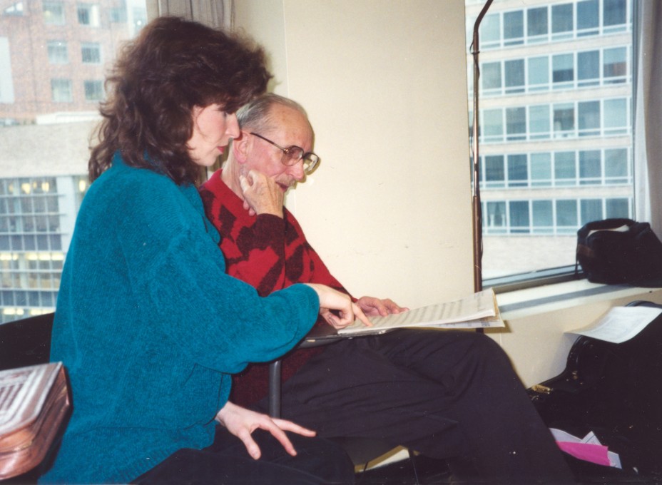 18 Duarte with Sharon Isbin, Juilliard School of Music, New York, 1997.